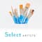 Princeton™ Select™ Artiste Series 3750 Bristle Short Handle Fan Brush